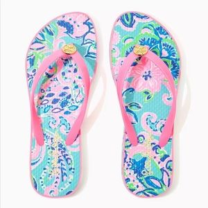 Lilly Pulitzer flip flop GC size 9